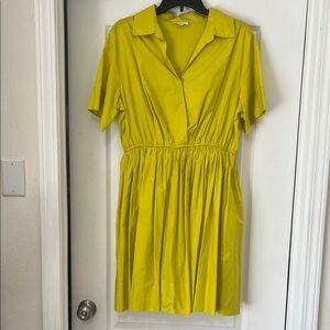 A loves A Bright Yellow Short Sleeve Dress, L
